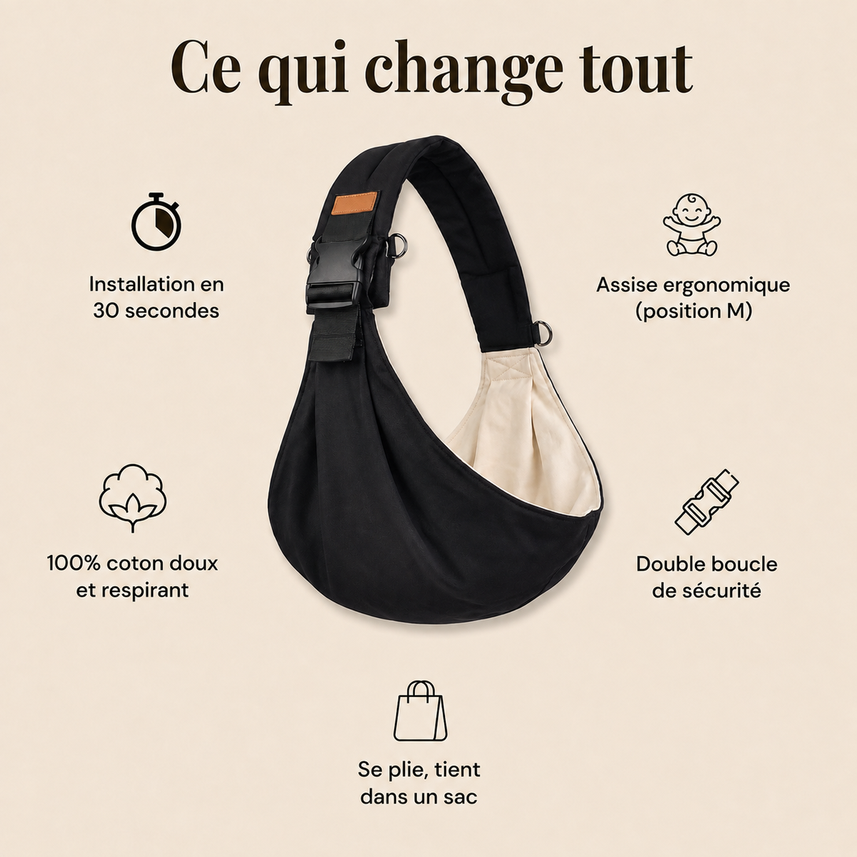Porte-Bébé Câlin