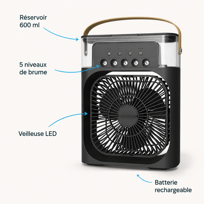 Mini Brumisateur Ventilateur LED