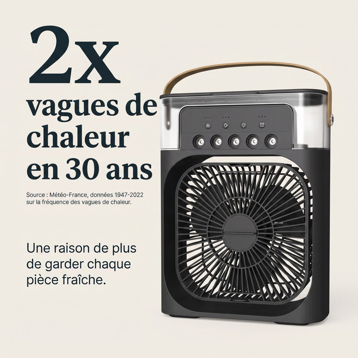 Mini Brumisateur Ventilateur LED