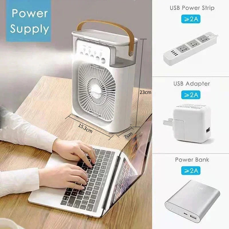 Mini Brumisateur Ventilateur LED